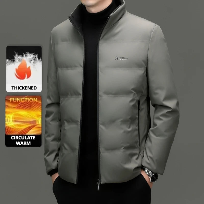 Coats Parka Top Grade Men's 2026 Winter Brand Casual Stitch Bubble Puffer Parka Jacket Windbreaker Coats Short Outerwear