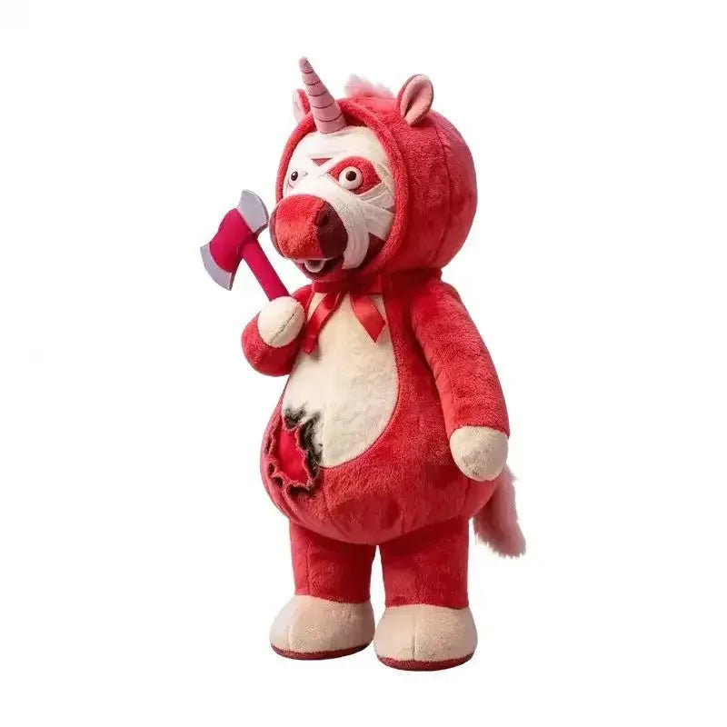 Stuffed Animal Plush New Anime Buddy The Unicorn Plush Toy Buddy Anime Soft Stuffed Animal Doll Orange Unicorn Plushie Home Decor Collectible Gift