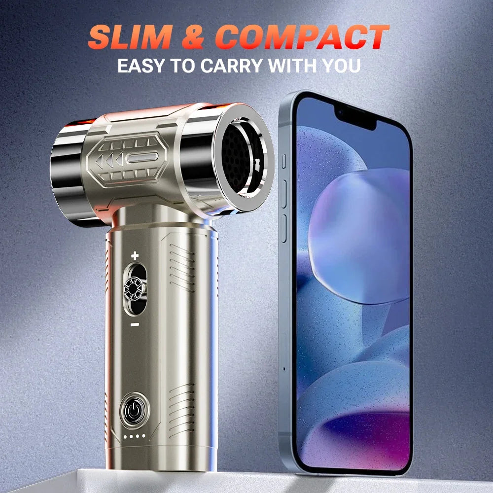 SZUK C016 Handheld Air Blower Turbofan Mini Turbo Fan Brushless Motor Portable Duct Blower High Powerful Car Vacuum Cleaner