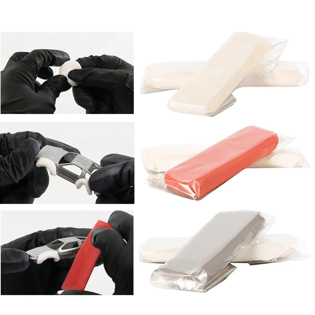 Moldable AB Epoxy Putty Resin Sculpture Modeling Clay for Creative Art Clay Silver Ceramic Accessories