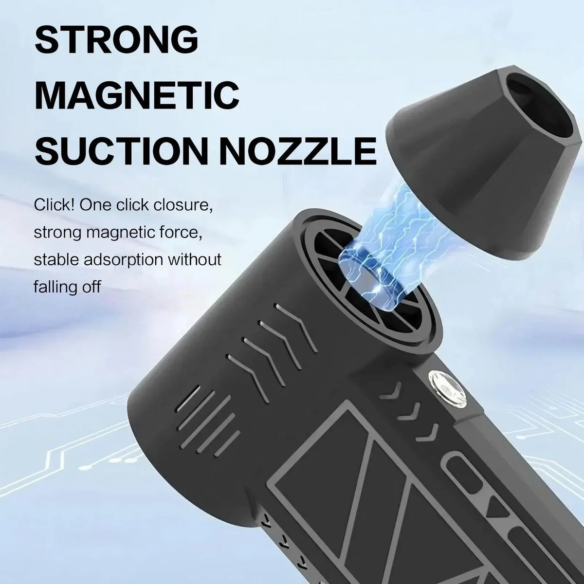 Cordless Car Vacuum Cleaner Handheld Rechargeable Electric Vacuum with 3 Speed Settings 110000 RPM High Power Air Blower Jet Dry Compressed Air Duster for Car Interior Cleaning Portable Auto Vacuum Cleaner for SUV Truck Dashboard Seats