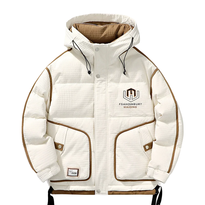 New Fashion Men Winter Hooded Casual Dowm Jackets Man Thicker Warm Parkas High Quality Male Short Winter Jackets