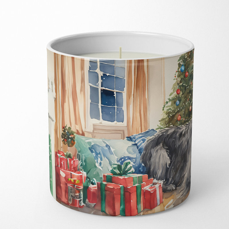 Christmas Tree Scented Tumbler Candle with Ceramic Holder