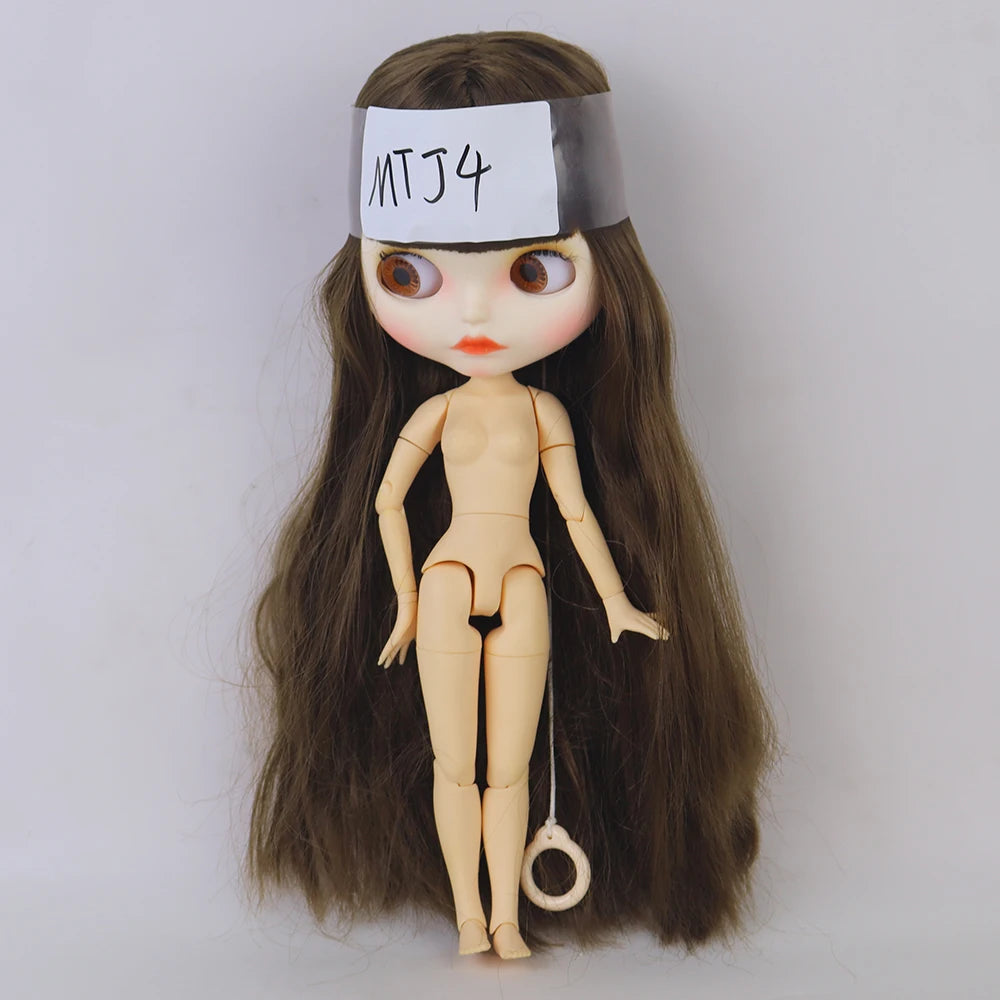 (MTJ) ICY Blyth Doll 19 Joint 30CM Matte/Glossy Face Doll, No Extra Hands, DIY Girls' Toy, Special Sale Clearance