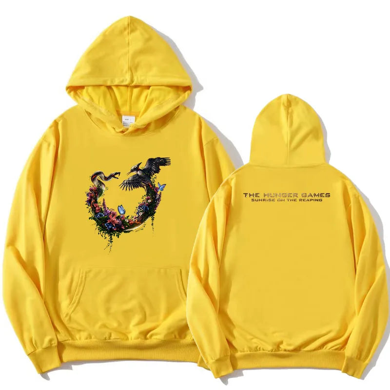 Unisex Streetwear The HungerGames Sunrise on The Reaping Hoodies Winter Warm Women Men Sweatshirt with Hooded Graphic Pullovers