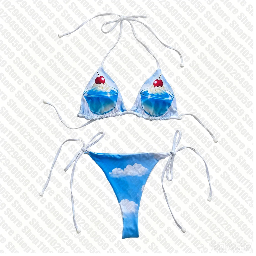 Tankini Woman 2 Piece Set Outfit Women Swimsuit Ladies Female Bikinis Sets Curvy Woman Swimsuits Women's Beach Swimsuit Lingerie