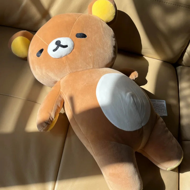 Rilakkuma Plush Pillow Cute Animal Bear Stuffed Doll Kuma Plushies Cushion Kawaii Room Deocr Toys Car Backrest Gift for Kids