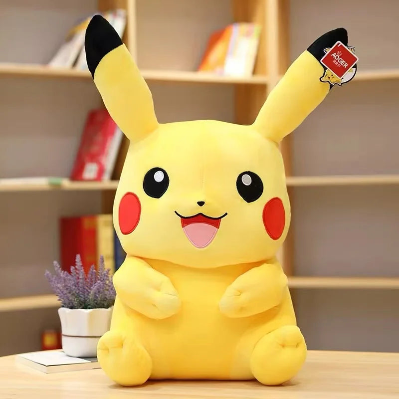 Kawaii Big Size Pokemon Pikachu Stuffed Toys Pikachu Plush Dolls Pikachu Peluche Pillow Xmas Gift For Kids Friends Boys