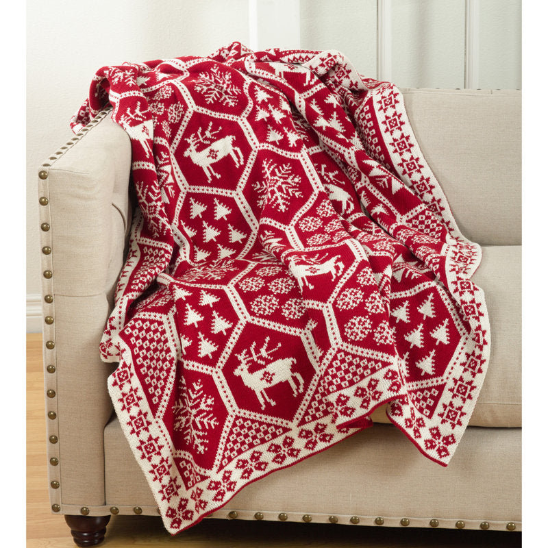 Sevan Collection Knitted Throw Blanket