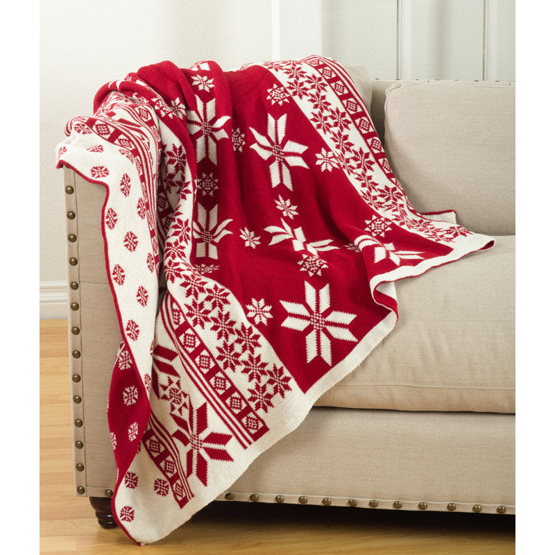 Sevan Collection Knitted Throw Blanket