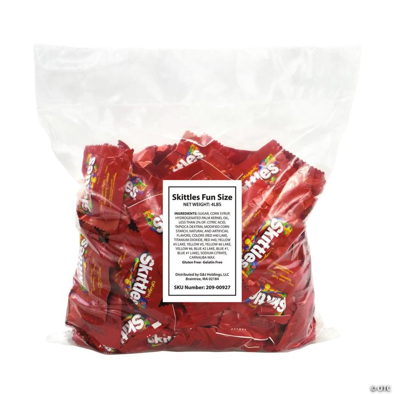 Skittles Fun Size Packs, 4 lb
