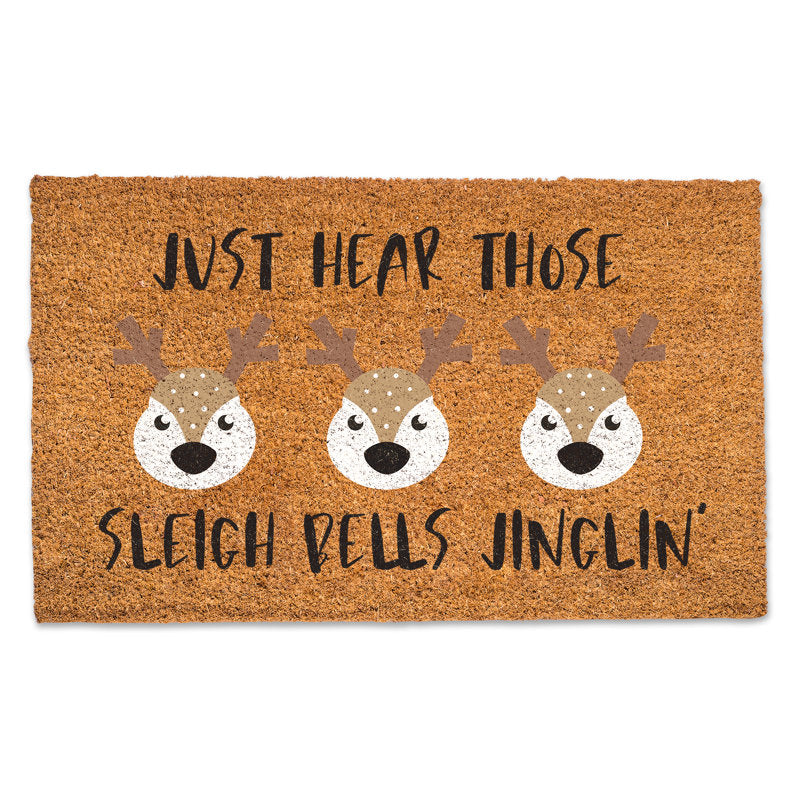Sleigh Bells Jinglin Coir Doormat