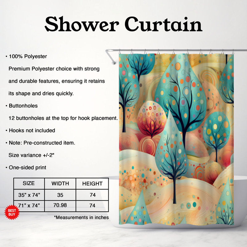 Sparkling Evergreen - Premium Shower Curtain