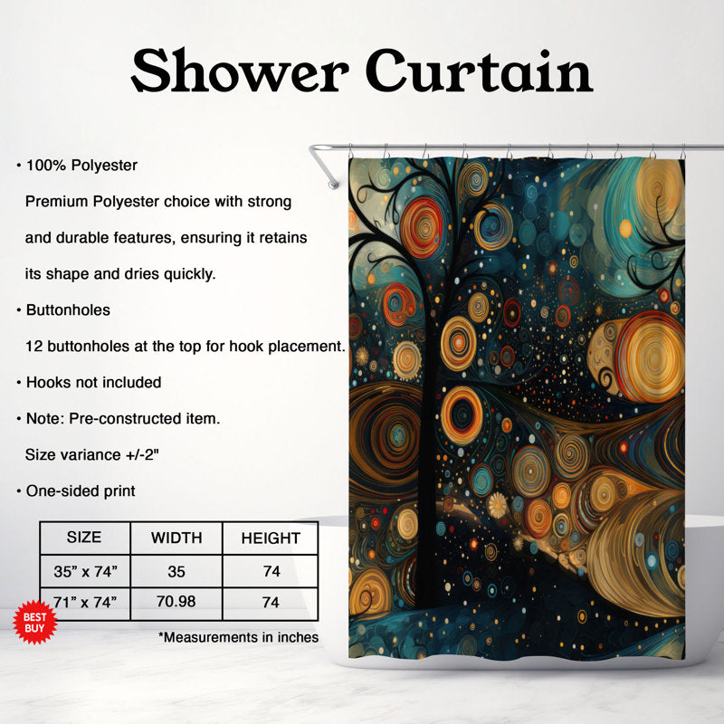 Sparkling Fir - Premium Shower Curtain