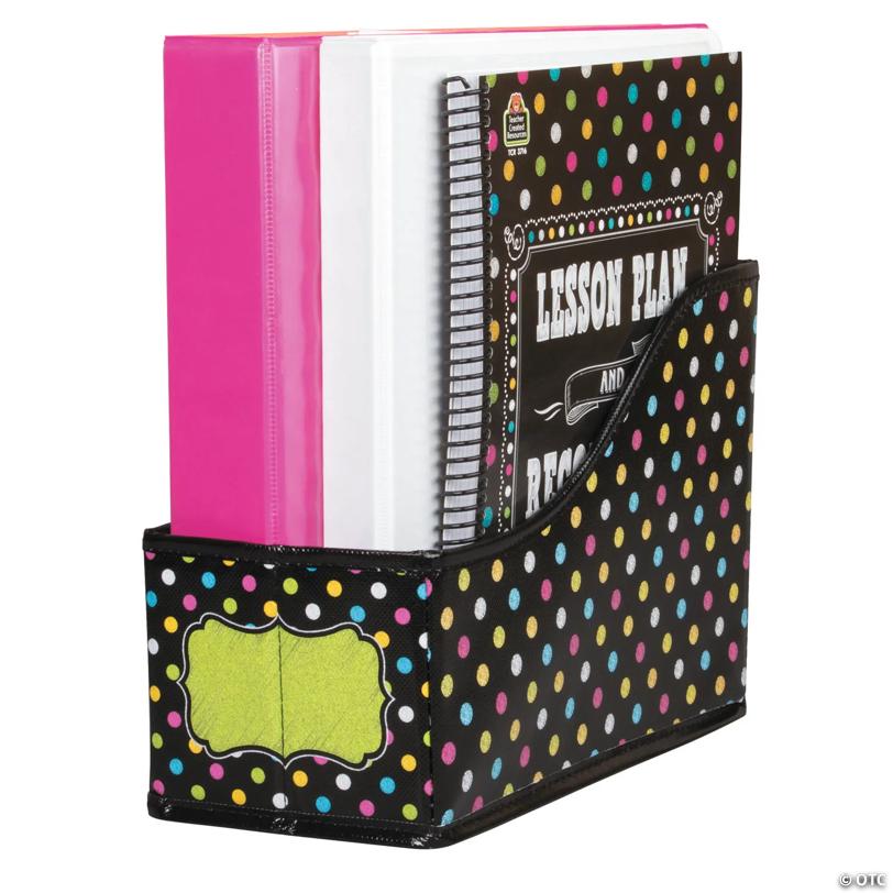 Teacher Created Resources Chalkboard Brights Book Bin, Set of 3