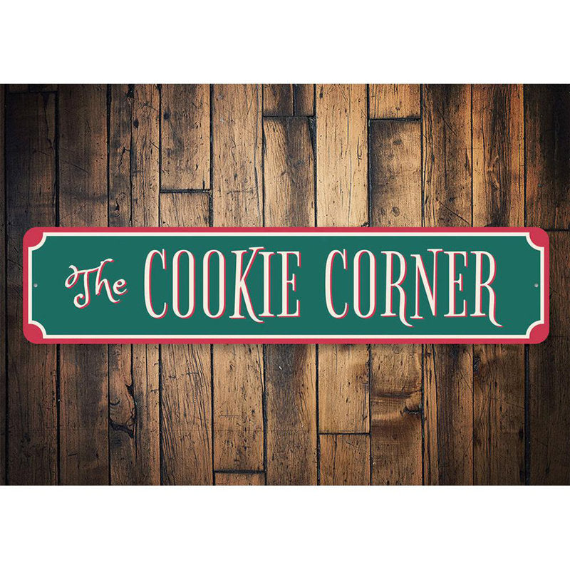 The Cookie Corner Holiday Custom Aluminum Sign