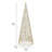Twinkling 1450 LED Christmas Cone Tree with Warm White & Cold White Lights