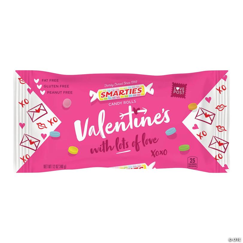 Valentine’s Day Smarties Hard Candy Rolls | USA Decoration®