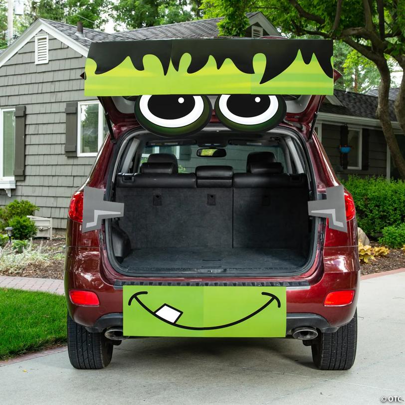 Value Green Monster Trunk-or-Treat Cardstock Decorating Kit - 9 Pc.