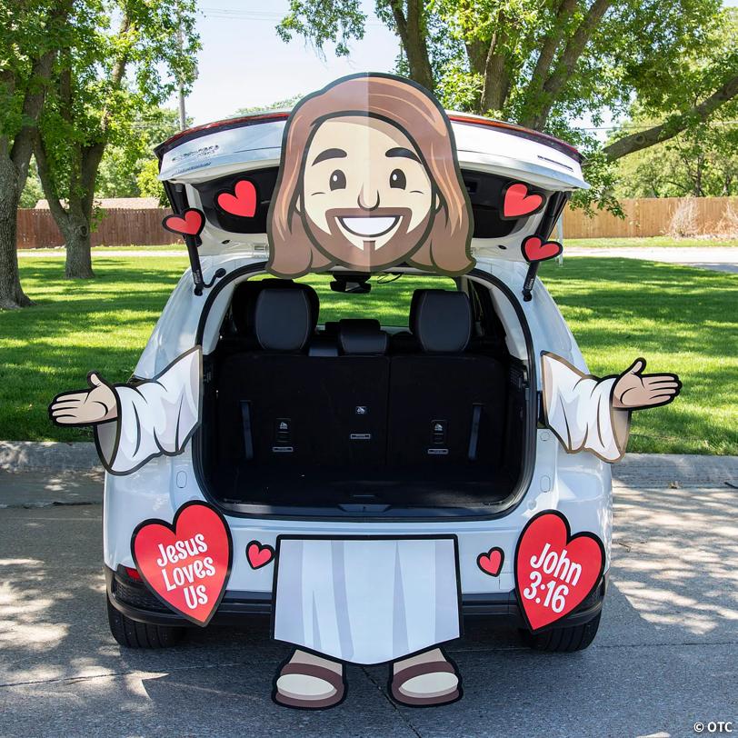 Value Jesus Loves Us John 3:16 Trunk-or-Treat Decorating Kit - 12 Pc.