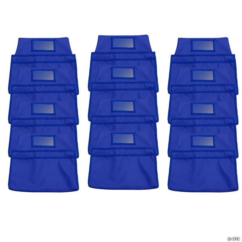 Vinyl Seat Companions, Large, Blue 12-Pack