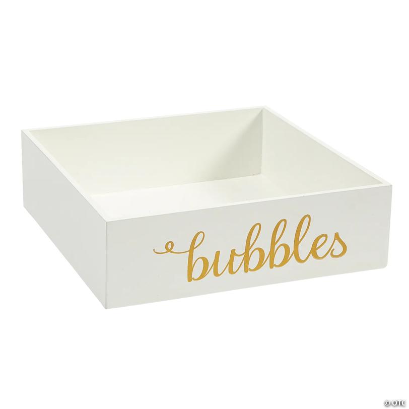 White Bubble Bottle Tray