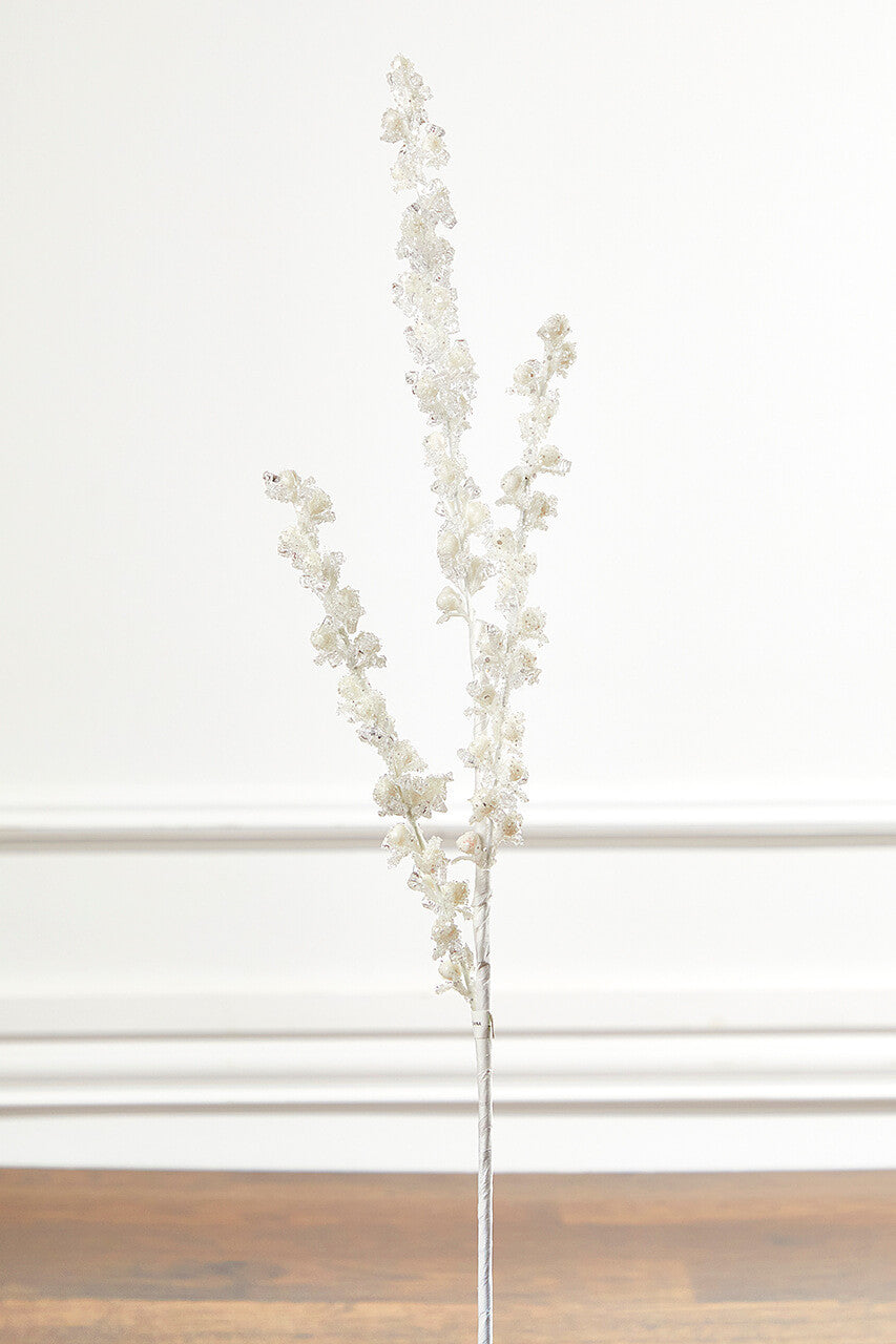 29” Glitter Iced Spray for Holiday and Seasonal Decor