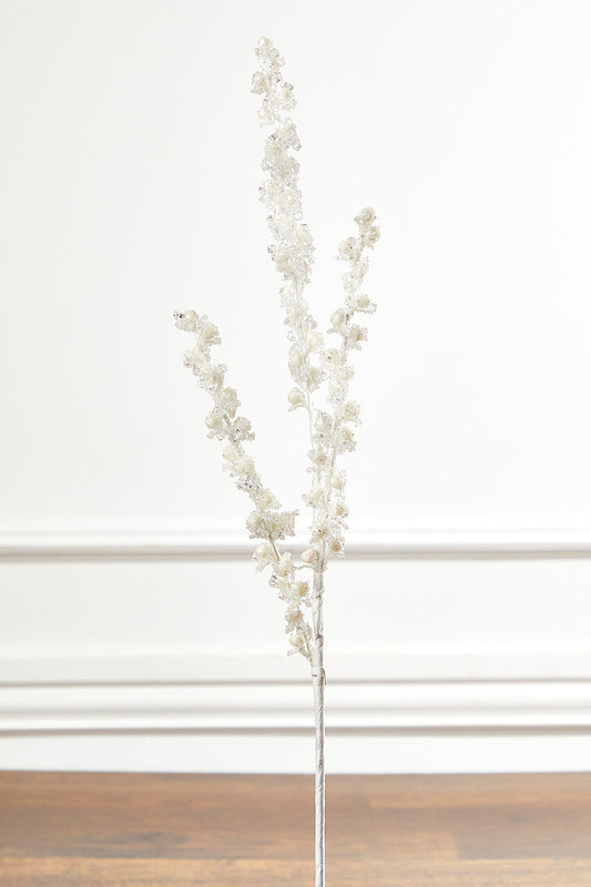 29” Glitter Iced Spray for Holiday and Seasonal Decor