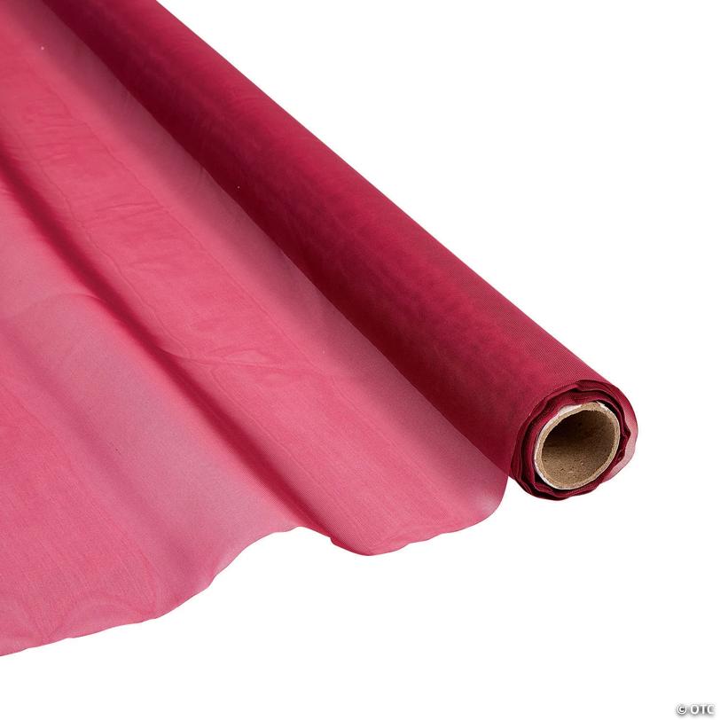 Wine Voile Sheer Fabric Roll | USA Decoration®
