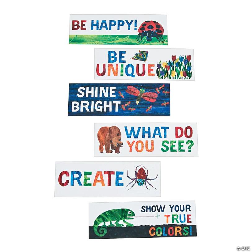 World of Eric Carle Motivational Bookmark Assortment - 36 Pc.