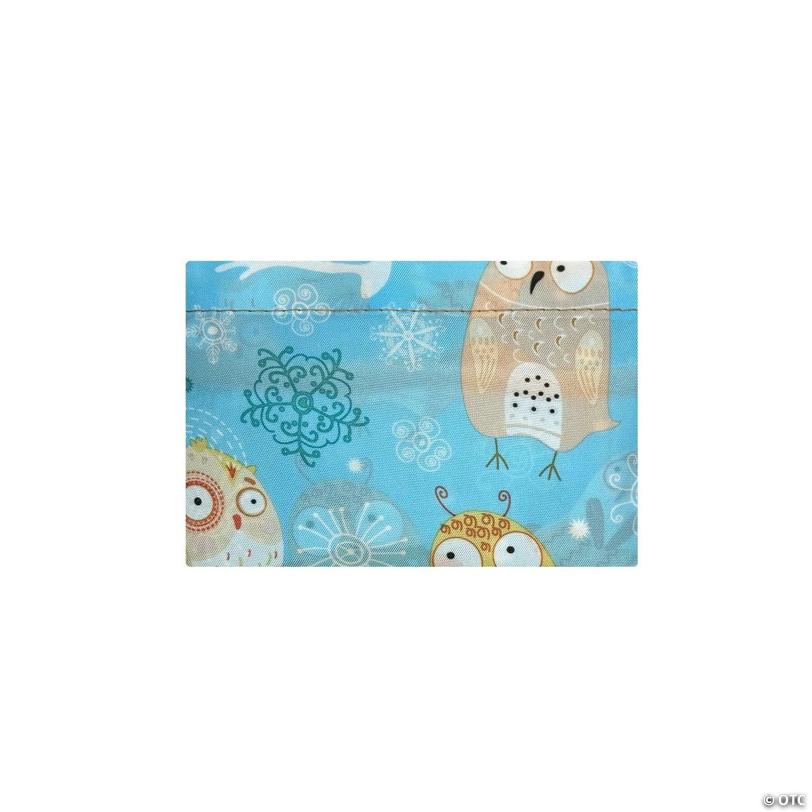 Wrapables Large Nylon Reusable Shopping Bag, Silly Owls