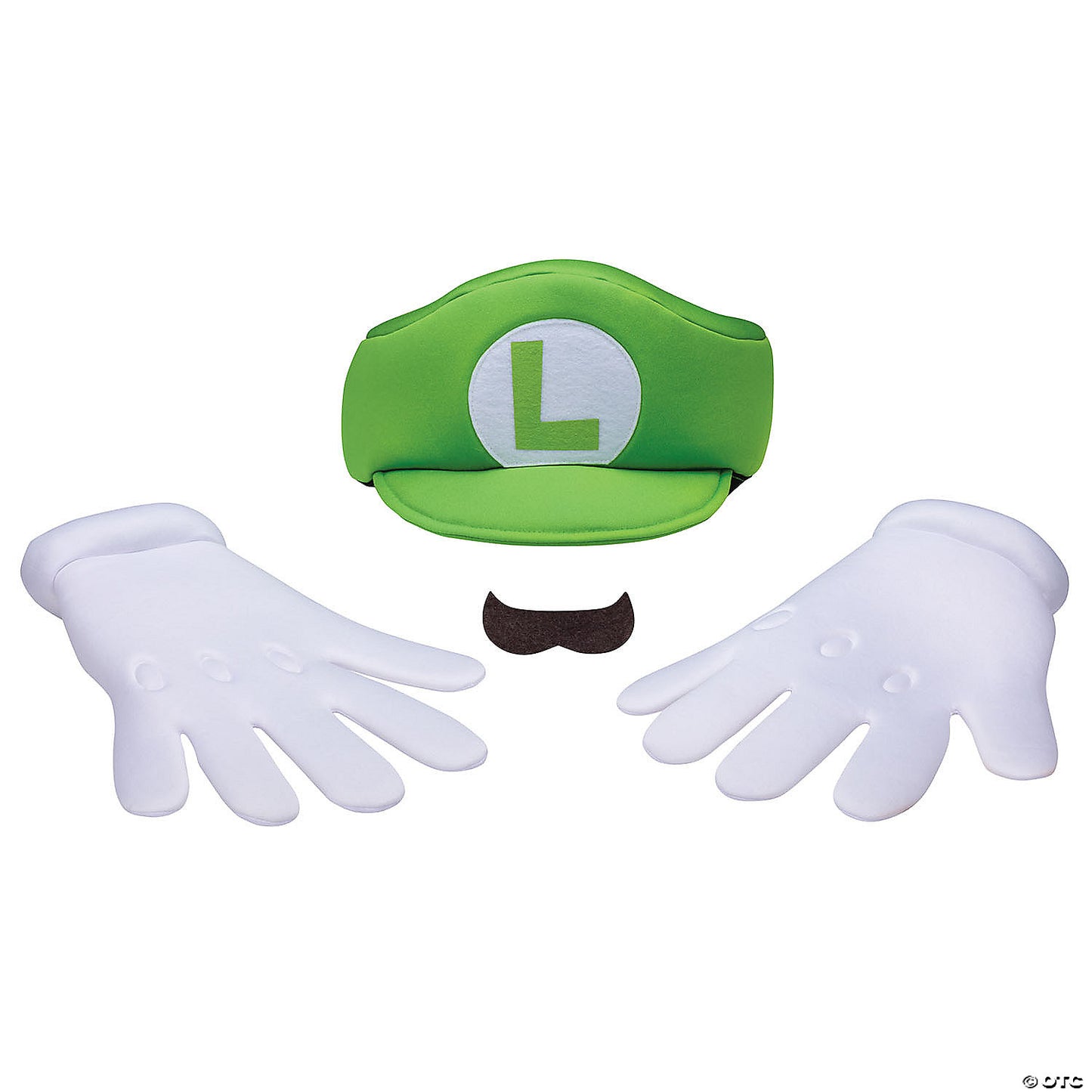 Adults Classic Elevated Super Mario Bros™ Luigi Costume Accessory Kit | USA Decoration®