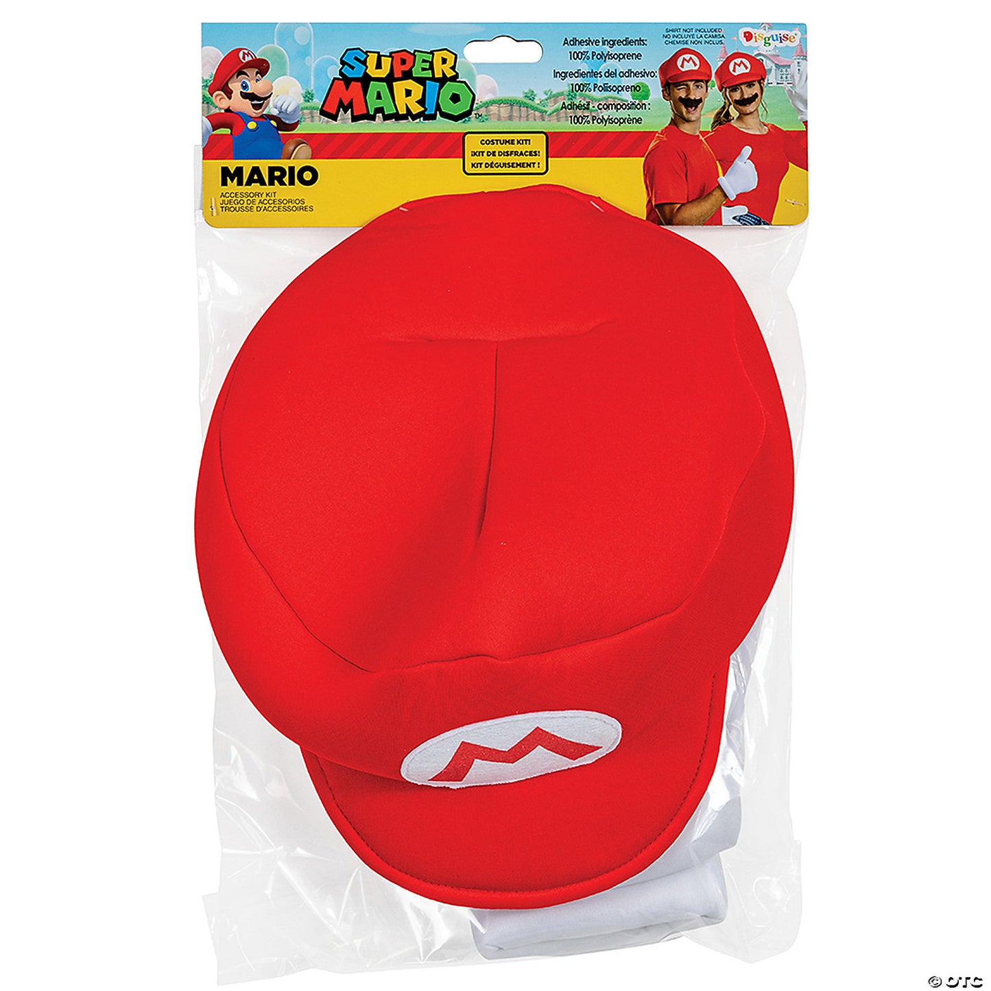 Adults Classic Elevated Super Mario Bros™ Mario Costume Accessory Kit | USA Decoration®