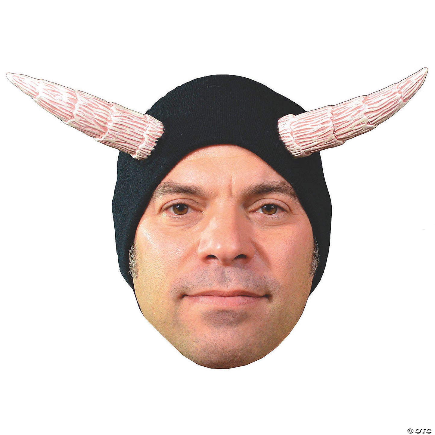 Adults Devil’s Cap Black Knit Hat with Horns - One Size | USA Decoration®