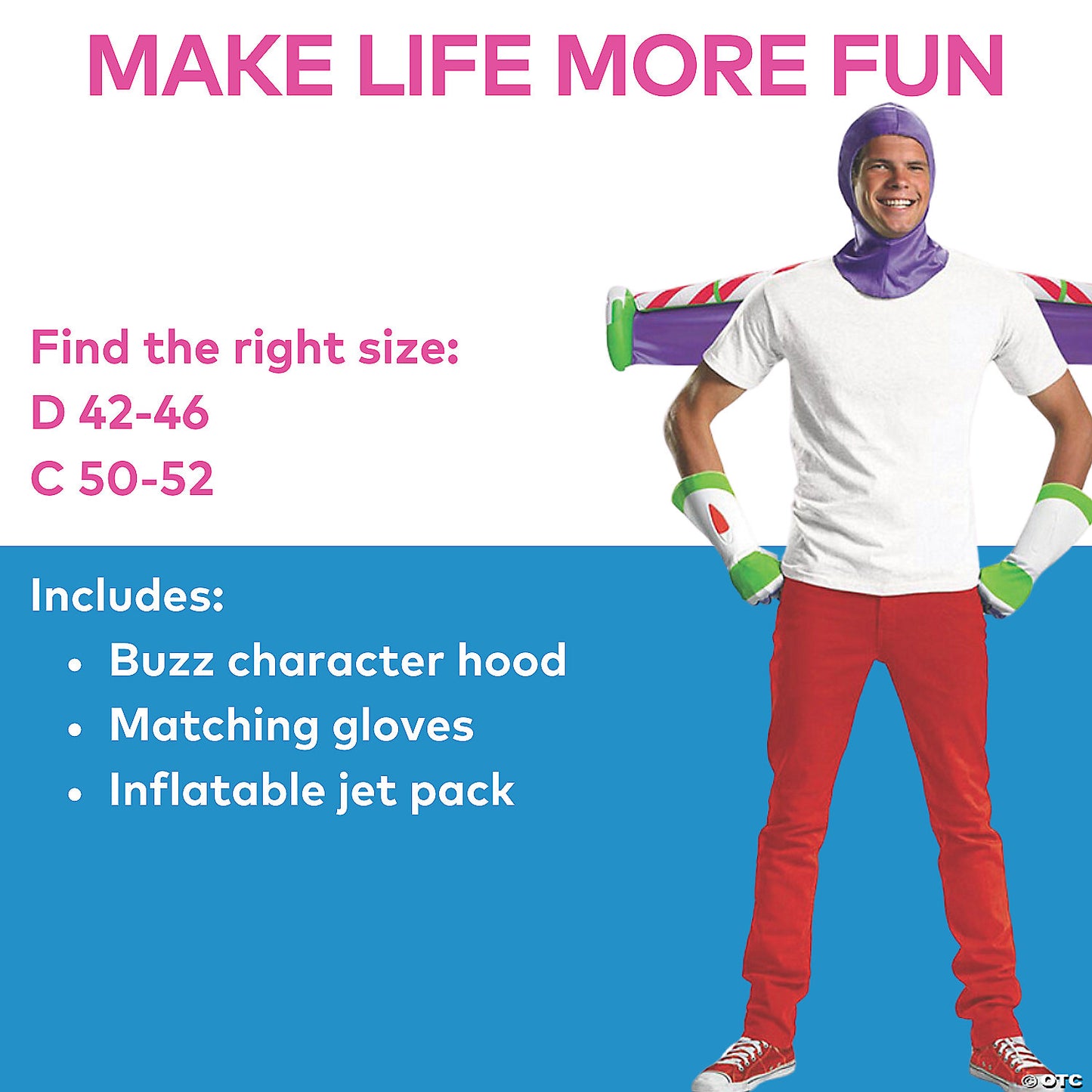 Adults Disney's Toy Story Buzz Lightyear Costume Accessory Kit - 4 Pc. | USA Decoration®