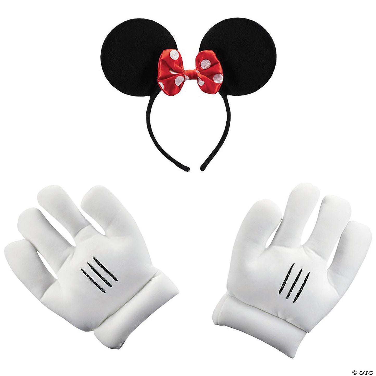 Adults Minnie Mouse Ears Gloves Kit | USA Decoration®