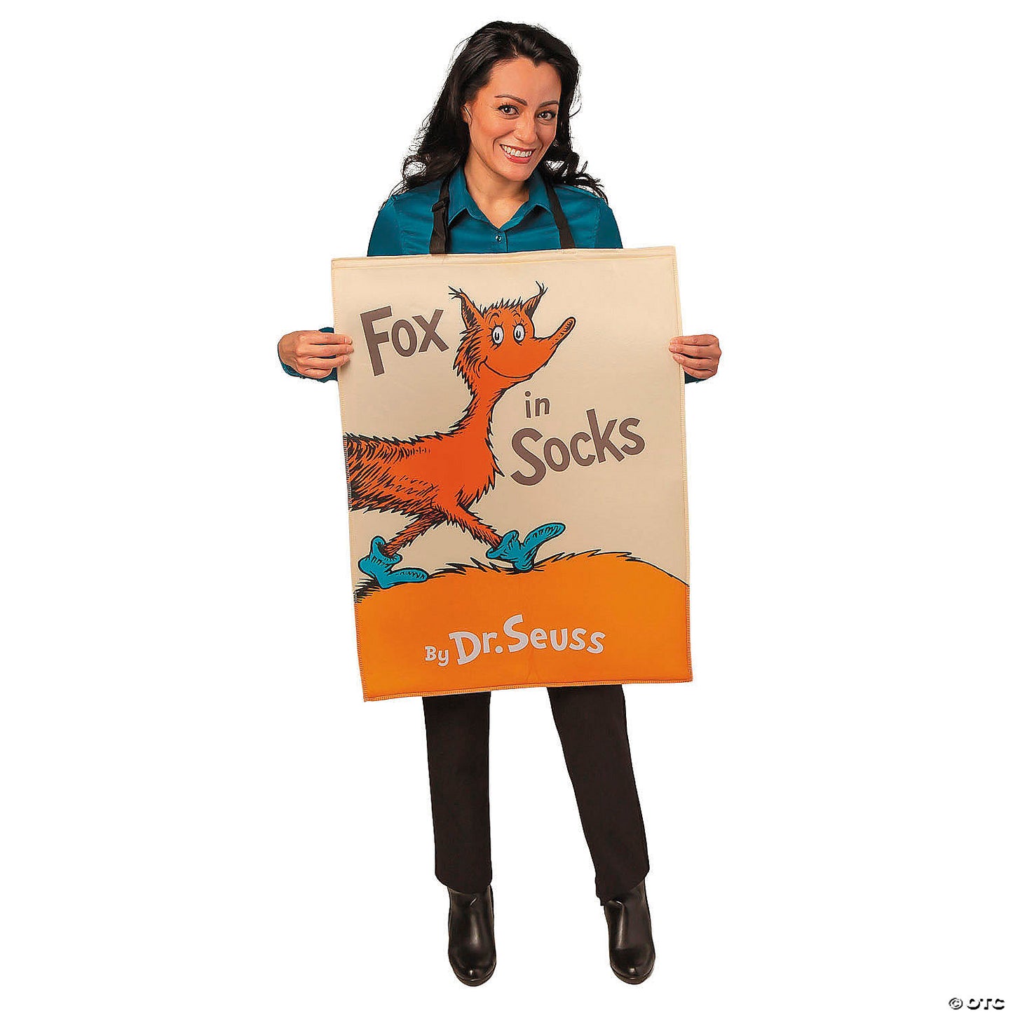 Adults QUIK CHANGE™ Dr. Seuss™ Fox in Socks™ Book Cover Costume - One Size | USA Decoration®