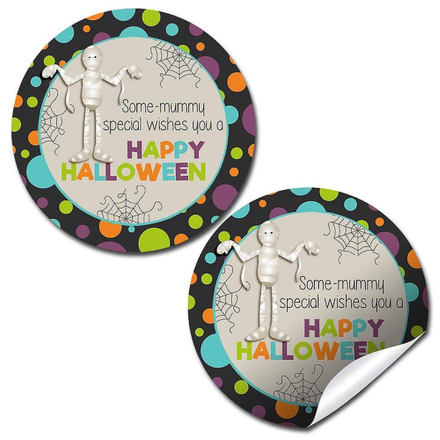 AmandaCreation Mummy Envelope Seals 40pc. | USA Decoration®