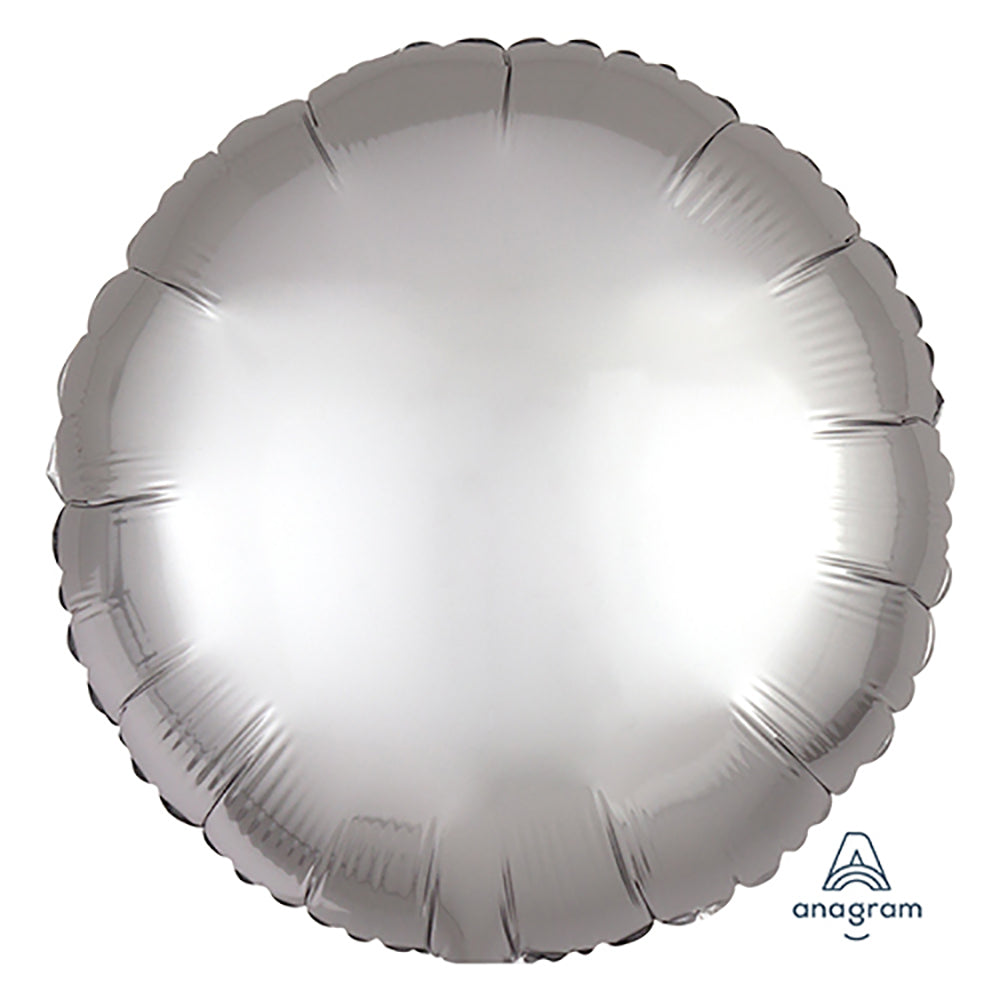 18 inch CIRCLE - SATIN LUXE PLATINUM | USA Decoration®