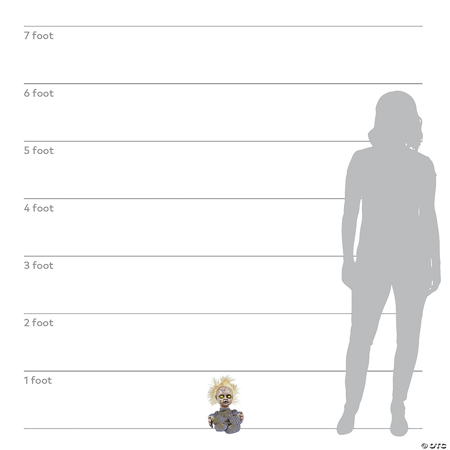 Animated Creepy Doll | USA Decoration®