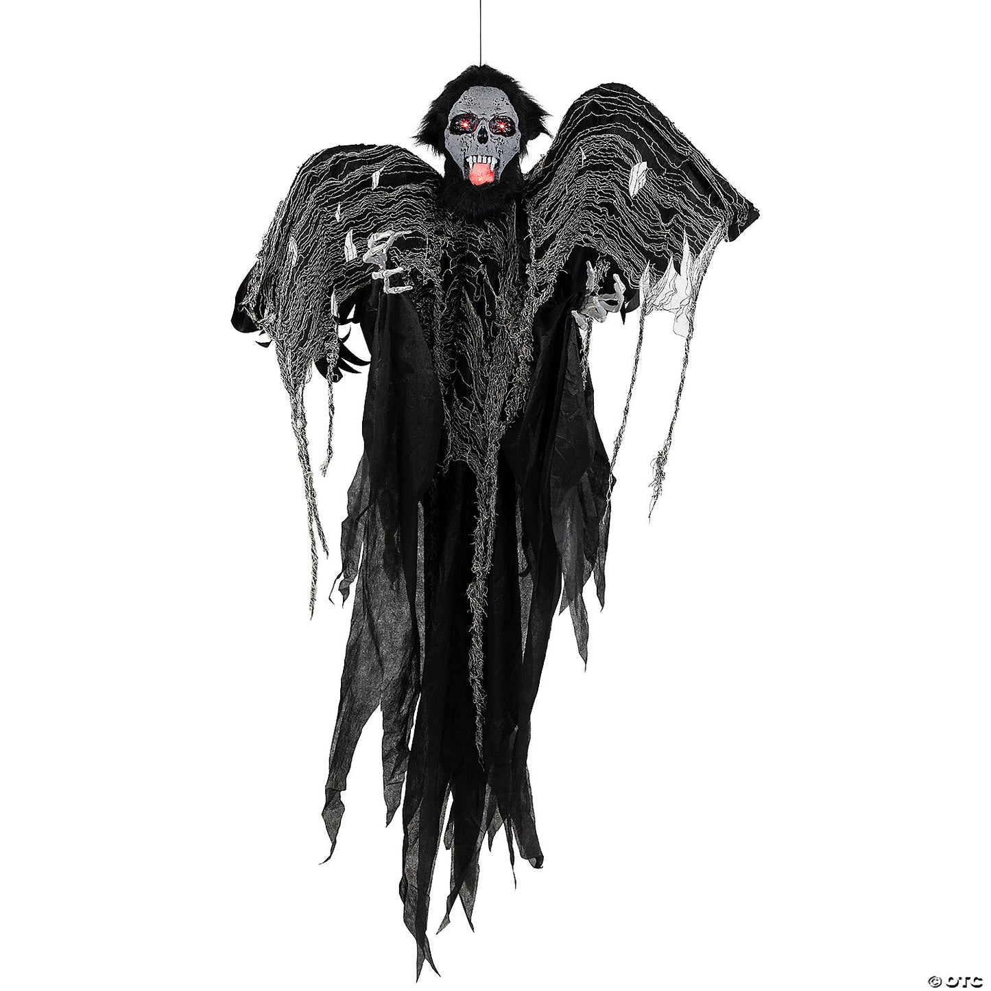 Animated Hanging Zombie Vampire with Lights and Sound Halloween Decoration - 5' | USA Decoration®