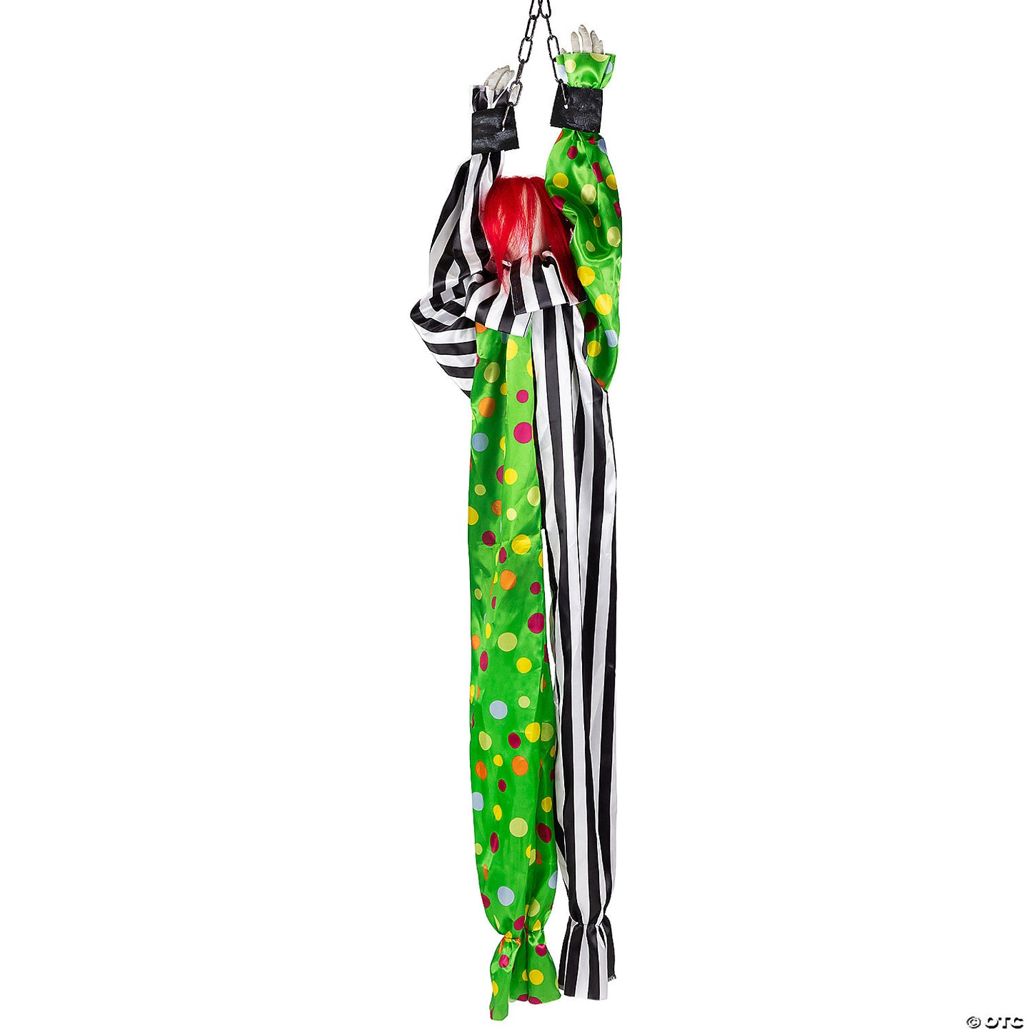 Animated Shaking Clown with Sound Hanging Halloween Decoration - 5' | USA Decoration®