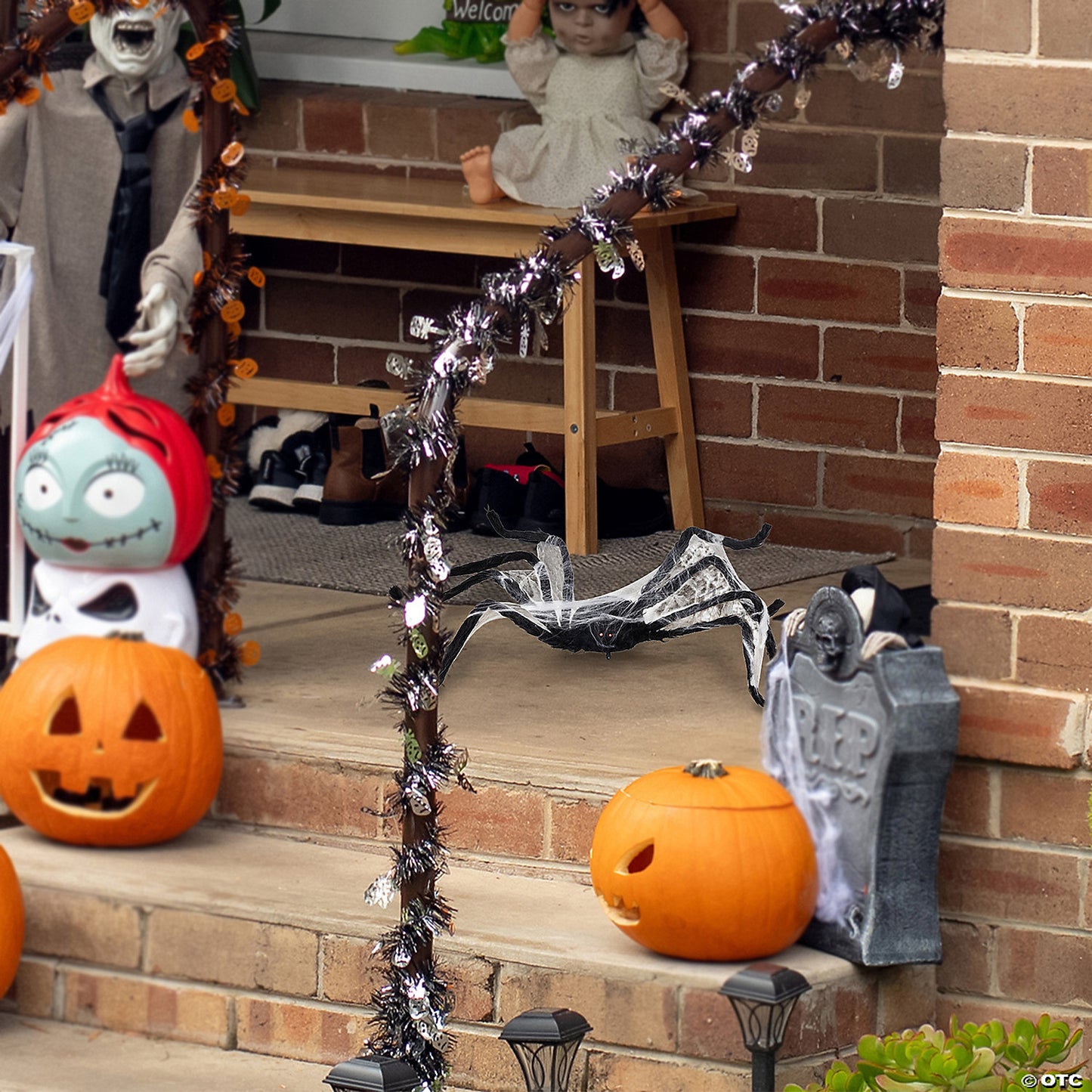 Animated Walking Spider with Sound Halloween Decoration - 24 | USA Decoration®