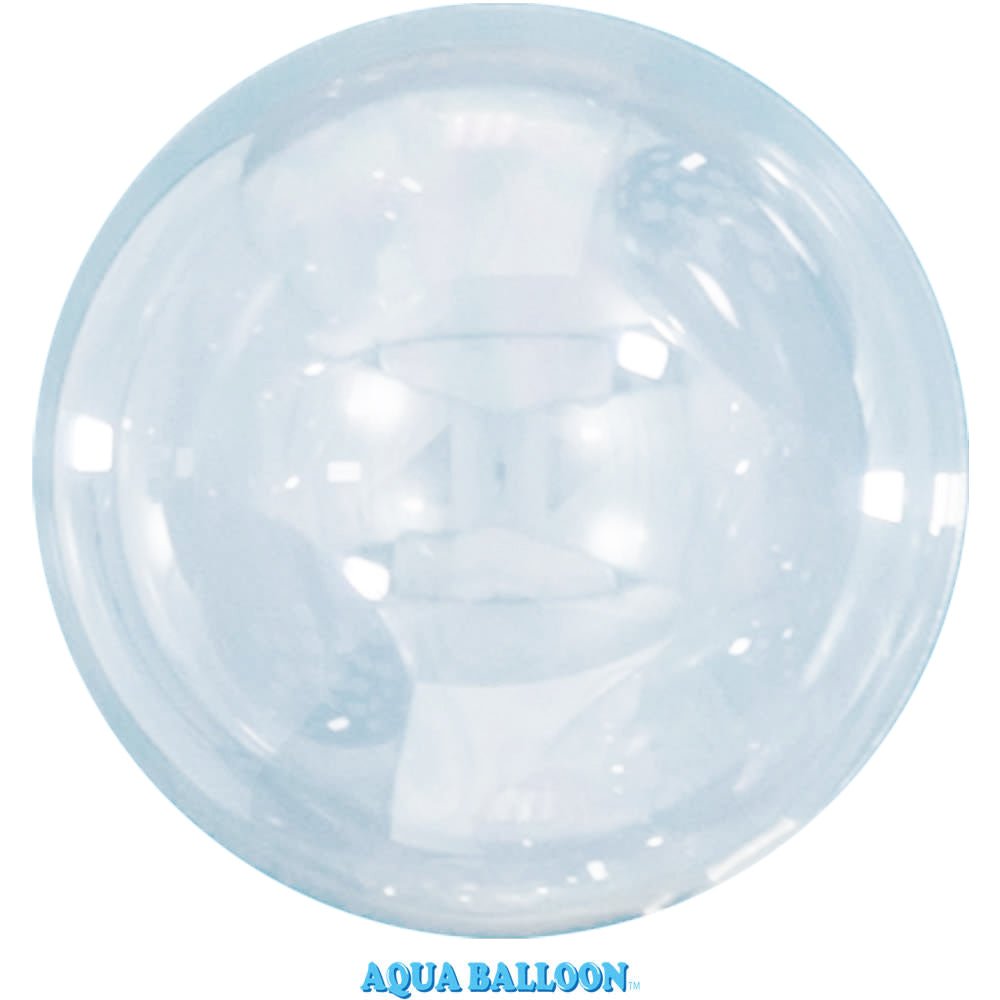 Clear Aqua Balloons Mini 5" Air-Fill Only