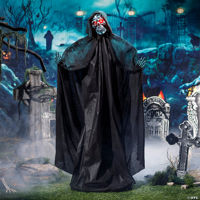 5 6 3/4" Skeleton of Death Animated Prop Halloween Decoration | USA Decoration®