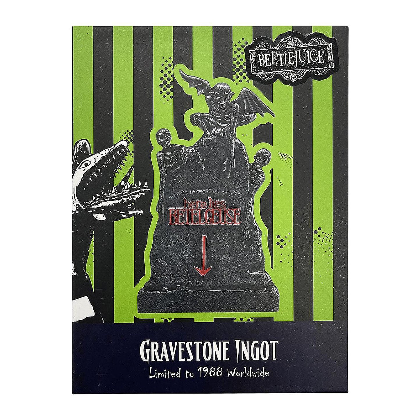 Beetlejuice Limited Edition Gravestone Ingot | USA Decoration®