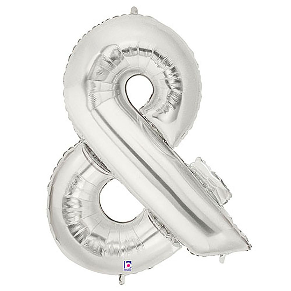 40 inch AMPERSAND & - SILVER MEGALOON | USA Decoration®