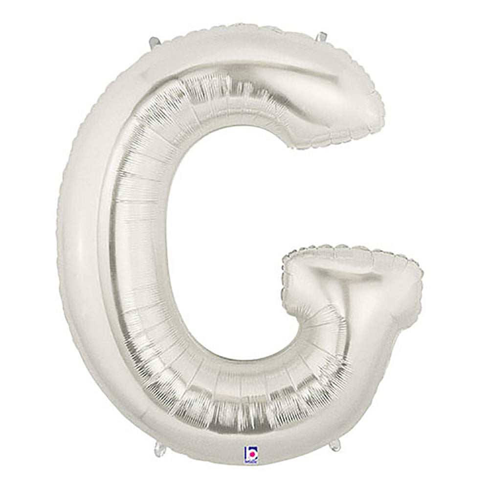 40 inch LETTER G - SILVER MEGALOON | USA Decoration®