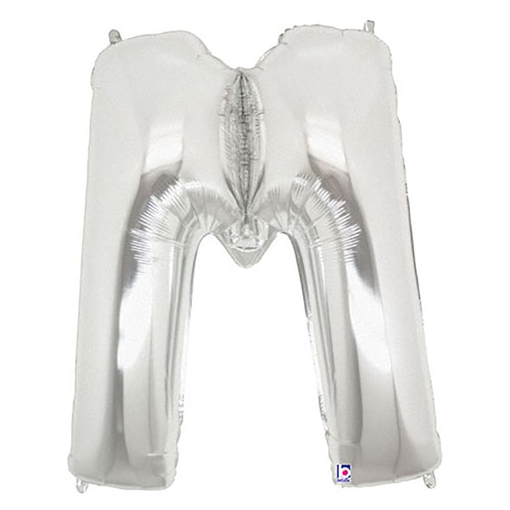 40 inch LETTER M - SILVER MEGALOON | USA Decoration®