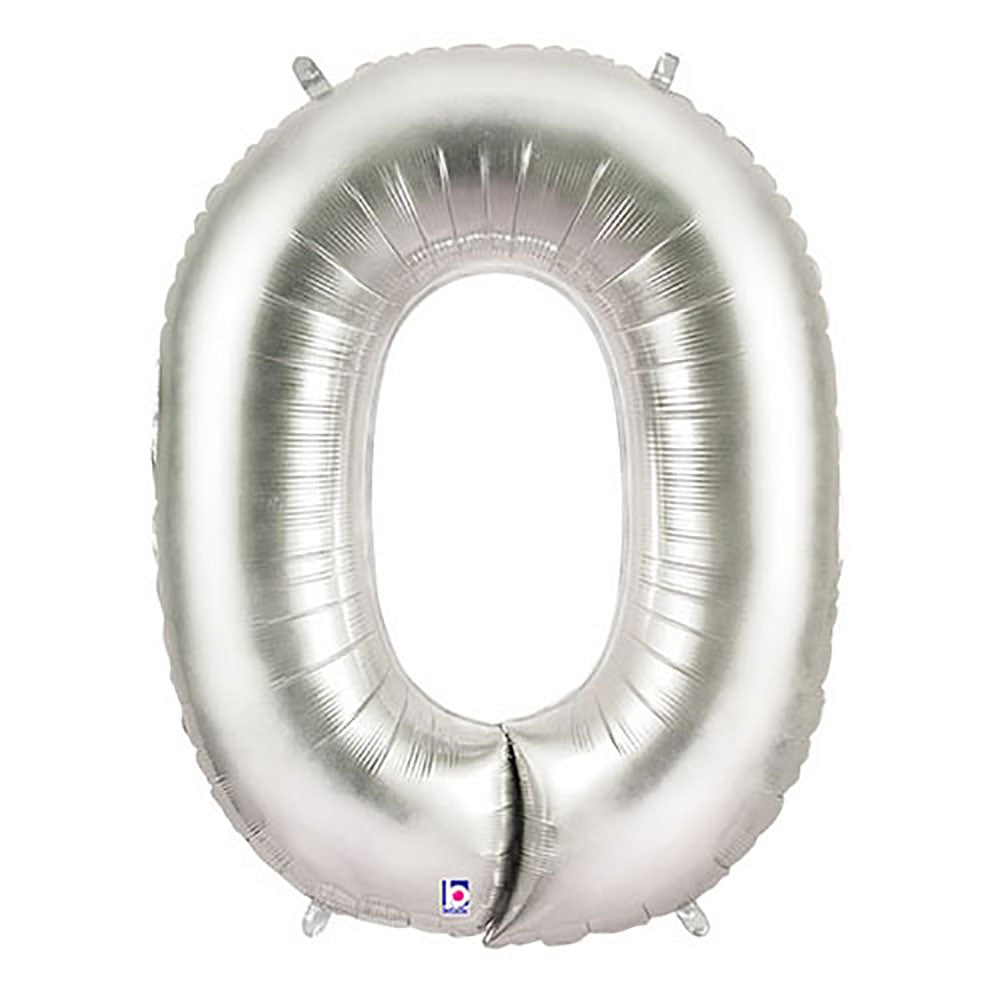 40 inch LETTER O - SILVER MEGALOON | USA Decoration®